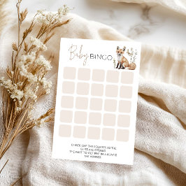 Woodland Baby Shooter Bingo Game