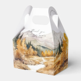 Woodland Baby Showbox Rustic Forest Boy Geschenkschachtel