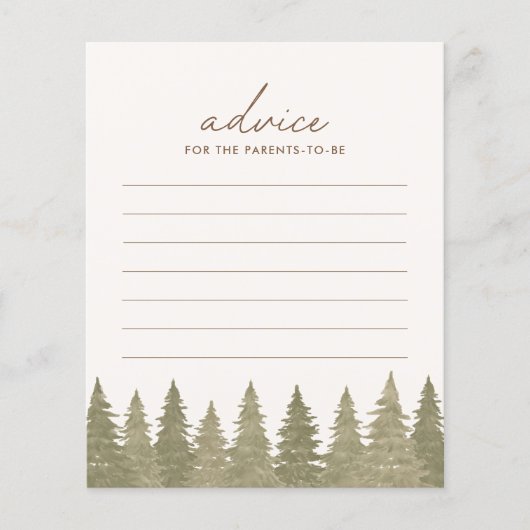 Woodland Baby Showcard (Vorderseite)