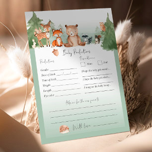 Woodland Baby Shower Baby Vorhersagen