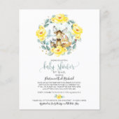 Woodland Baby Shower by Mail Einladung (Vorderseite)