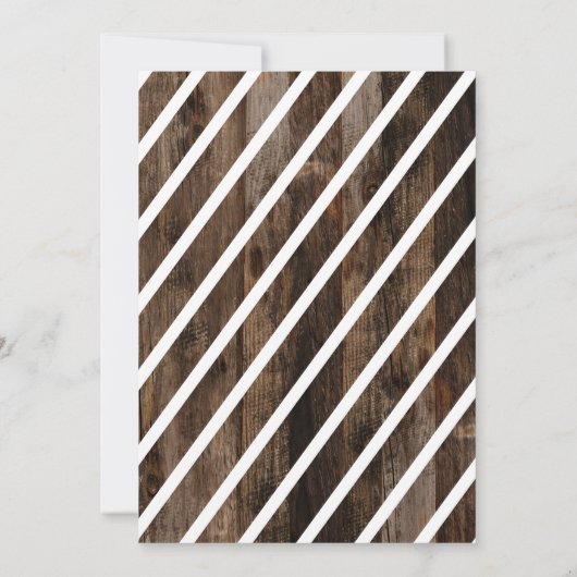 Woodland Baby Shower Einladung (Rückseite)