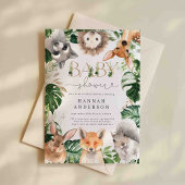 Woodland Baby Shower Einladung