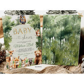 Woodland Baby Shower Einladung, Gender Neutral Wo Einladung