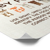 Woodland Baby Shower Game - raten Sie dem Baby Foo Poster (Ecke)