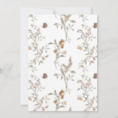 Woodland Baby Shower Invitation Woodland Animals Einladung (Rückseite)