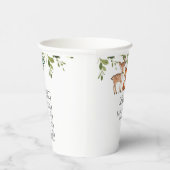 Woodland Baby Shower Paper cups Pappbecher (Rechts)
