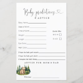 Woodland Baby Shower Predictions Ratschläge