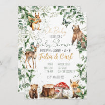 Woodland Baby Shower serries 01