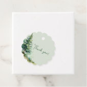 Woodland Baby Shower Thank You Geschenkanhänger (Beispiel)