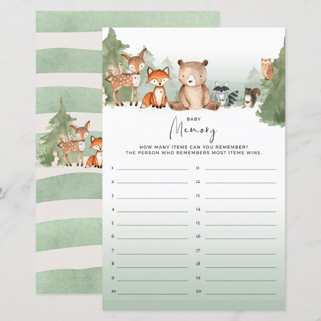 Woodland Baby Showspielspeicher (Vorne/Hinten)