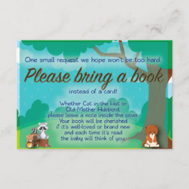 Woodland Babydusche Buchanfrage & Wünsche Beilage Begleitkarte