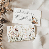 Woodland Babydusche Bücher für Baby Begleitkarte