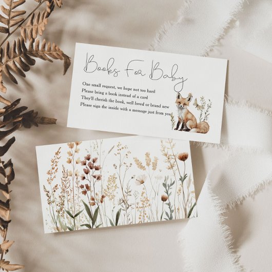 Woodland Babydusche Bücher für Baby Begleitkarte