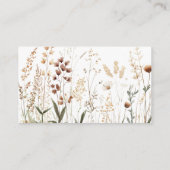 Woodland Babydusche Bücher für Baby Begleitkarte (Rückseite)