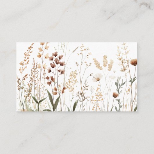 Woodland Babydusche Bücher für Baby Begleitkarte (Rückseite)