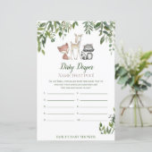 Woodland Babydusche - Dirty Diaper (Stehend Vorderseite)