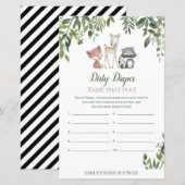 Woodland Babydusche - Dirty Diaper (Vorne/Hinten)