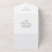 Woodland Babydusche Einladung & Advice Card (Außenbereich)