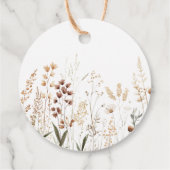 Woodland Babydusche Geschenkanhänger (Rückseite)