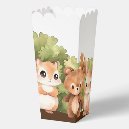 Woodland Babydusche Geschenkschachtel (Rückseite)