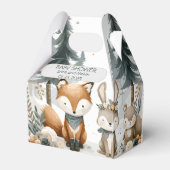 Woodland Babydusche Geschenkschachtel (Rückseite)