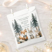Woodland Babydusche Geschenktütchen (Ausgeschnitten)