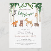 Woodland Babydusche | geschlechtsneutral Programm (Vorderseite)