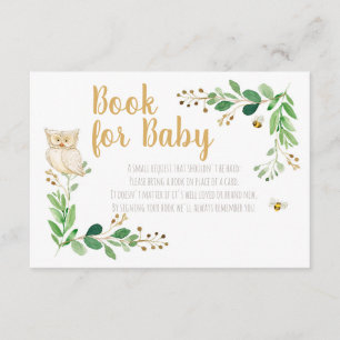 Woodland Babydusche mit einer Reservekarte Begleitkarte