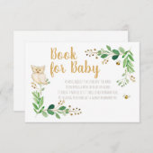 Woodland Babydusche mit einer Reservekarte Begleitkarte (Vorne/Hinten)