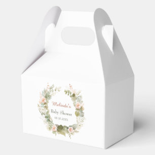 Woodland Babydusche mit Niedlichem Igel Geschenkschachtel