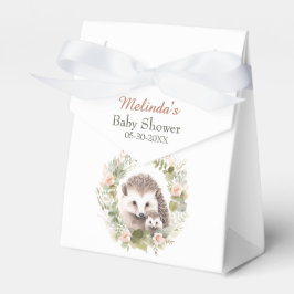Woodland Babydusche mit Niedlichem Igel Geschenkschachtel