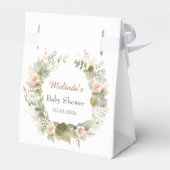 Woodland Babydusche mit Niedlichem Igel Geschenkschachtel (Rückseite)