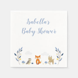 Woodland Babydusche Napkins Serviette