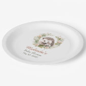 Woodland Babydusche, Niedliche Papierplatte aus Ig Pappteller (Schrägansicht)