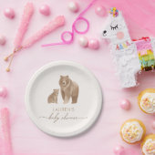 Woodland Babydusche Pappteller (Party)