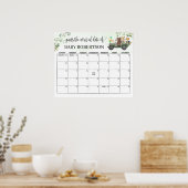 Woodland Babydusche Ratschläge zur Fälligkeit Term Poster (Küche)