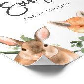 Woodland Babydusche schätzt wie viele Socken Poste Poster (Ecke)