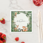 Woodland Babydusche Serviette (Beispiel)