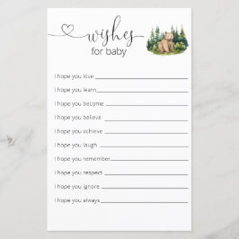 Woodland Babydusche wünscht sich ein Baby