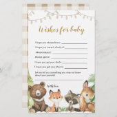 Woodland Babydusche wünscht sich ein Baby (Vorne/Hinten)