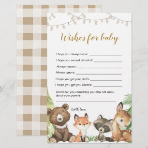 Woodland Babydusche wünscht sich ein Baby