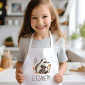 Woodland Badger Cute Personalized Kinderschürze