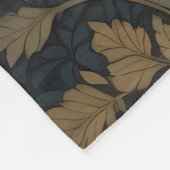 Woodland Badger William Morris Inspiriert Fleecedecke (Ecke)