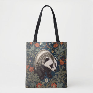 Woodland Badger William Morris Inspiriert Tasche