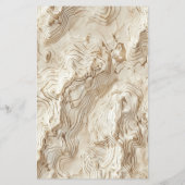 Woodland Bear Baby Duschberatung & Vorhersagen Flyer (Hinten)