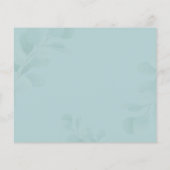 Woodland Bear Baby Dusche Danke Karte (Rückseite)