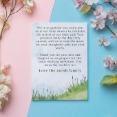 Woodland Bear Baby Shooting Dankbarkeit Vielen Dan Einladung