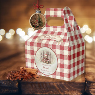 Woodland Bear Bear Bearly Wait Holiday Boy Baby Du Geschenkschachtel