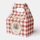 Woodland Bear Bearly Wait Holiday Boy Baby Shower Geschenkschachtel (Vorderseite)